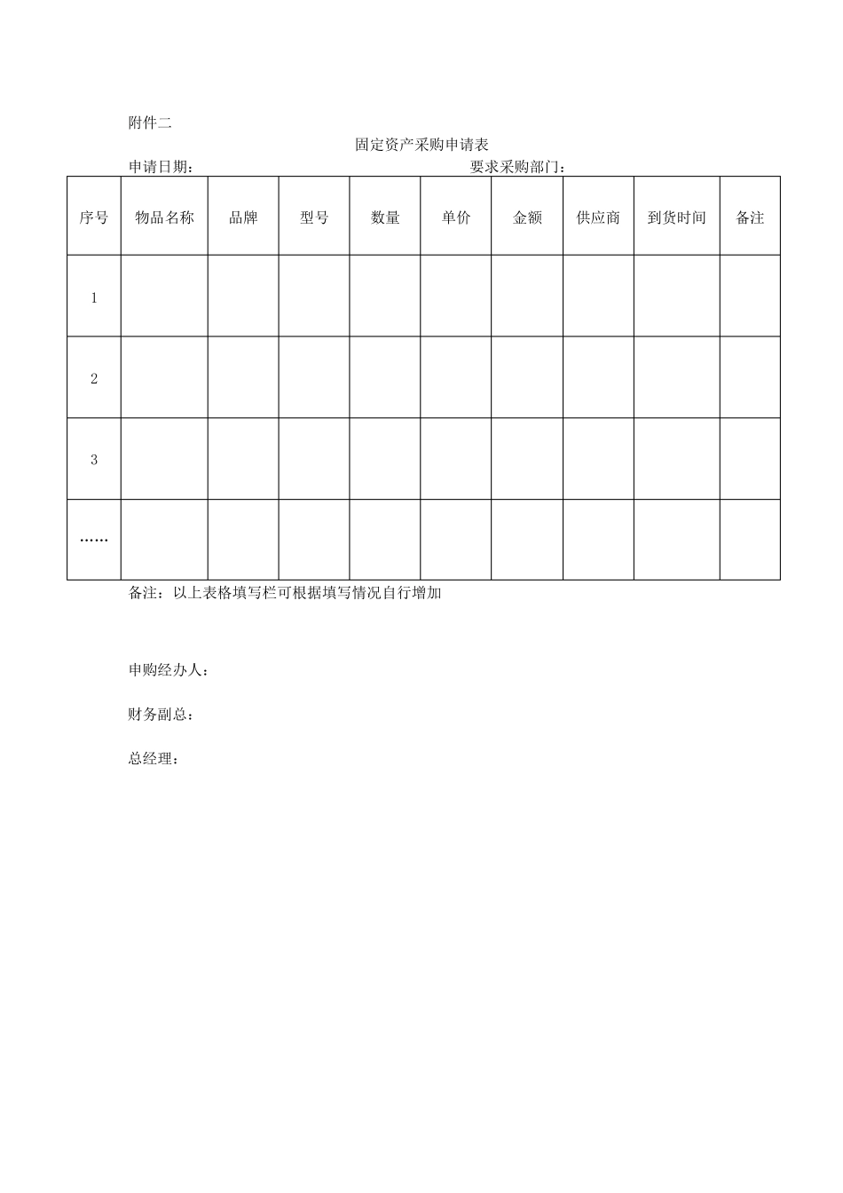 固定资产全套表格_第2页