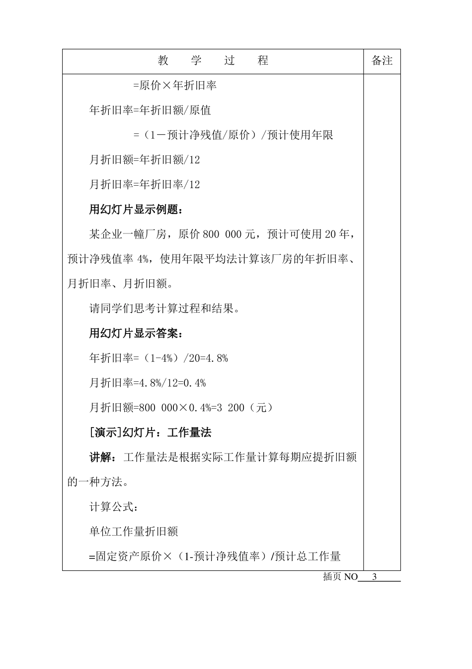 固定资产折旧方法教案_第3页