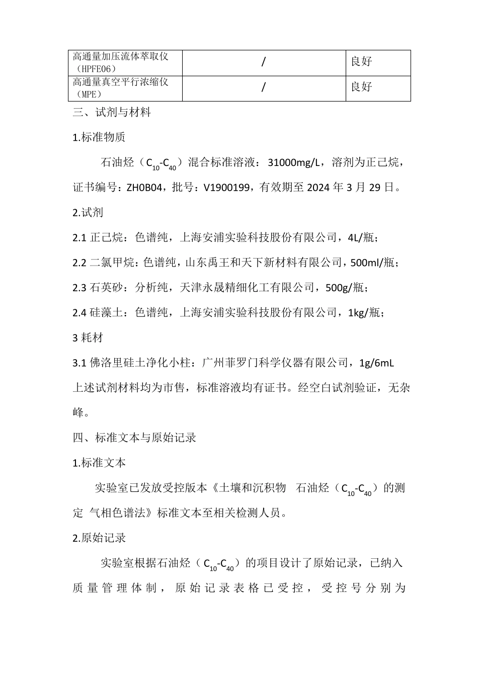 土壤石油烃C10-C40测定方法证实记录HJ1022019_第3页