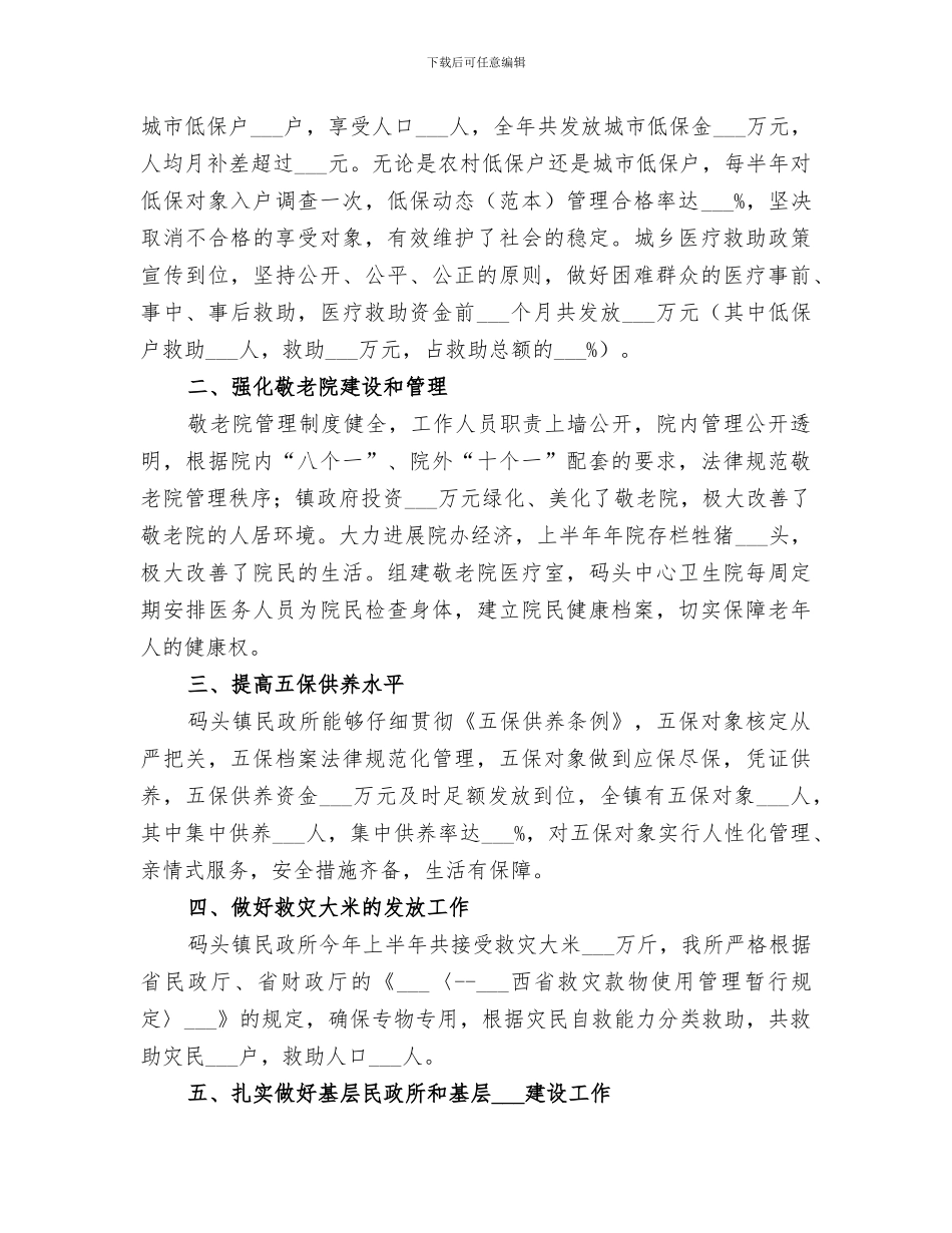 2024年民政所工作总结范本_第3页