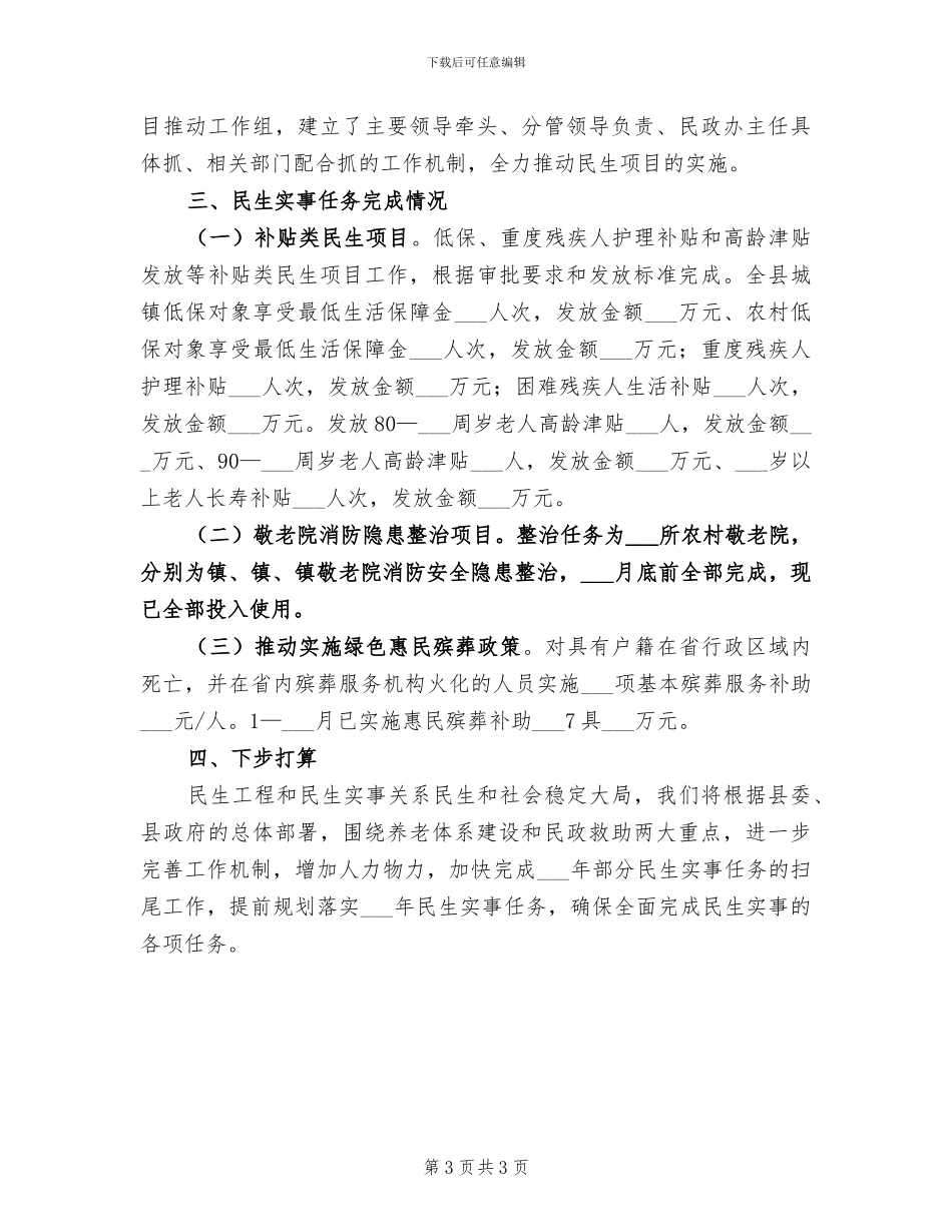 2024年民生保障工程工作总结_第3页