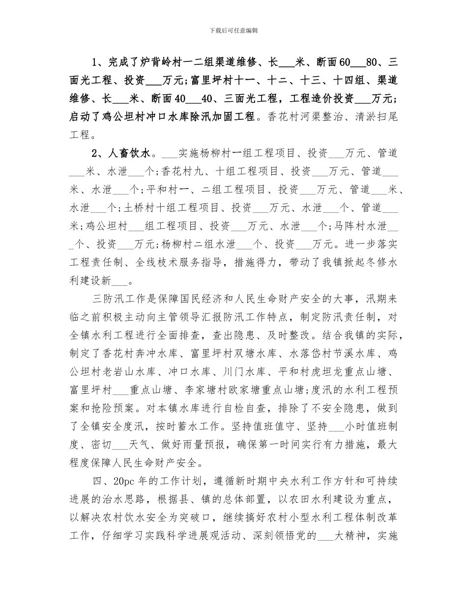 2024年水利站工作总结_第3页