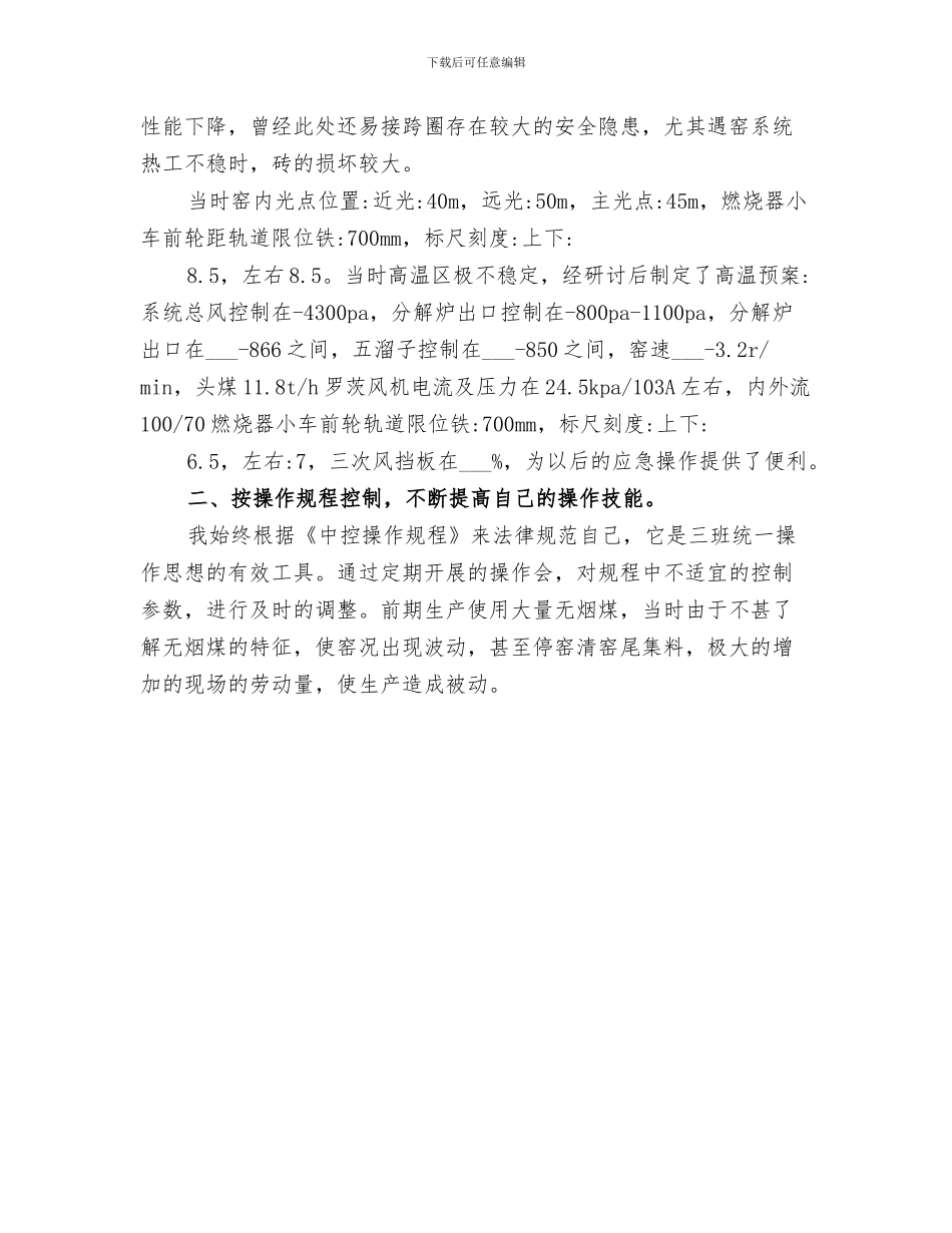 2024年水泥厂个人年度的工作总结_第3页