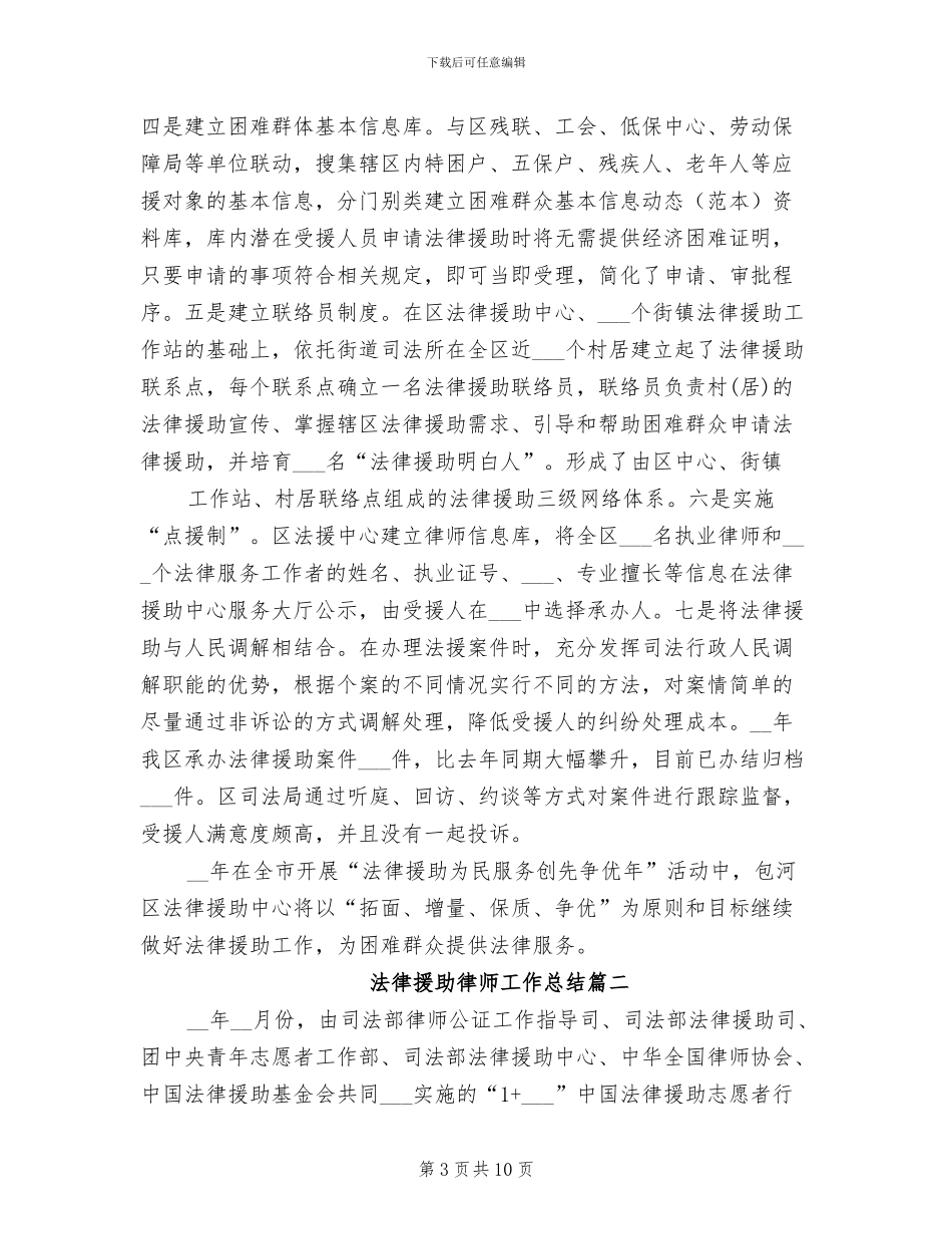 2024年法律援助律师工作总结_第3页