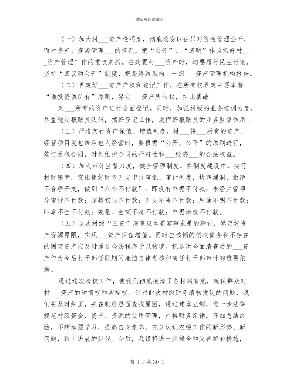 2024年清产核资工作总结_第3页