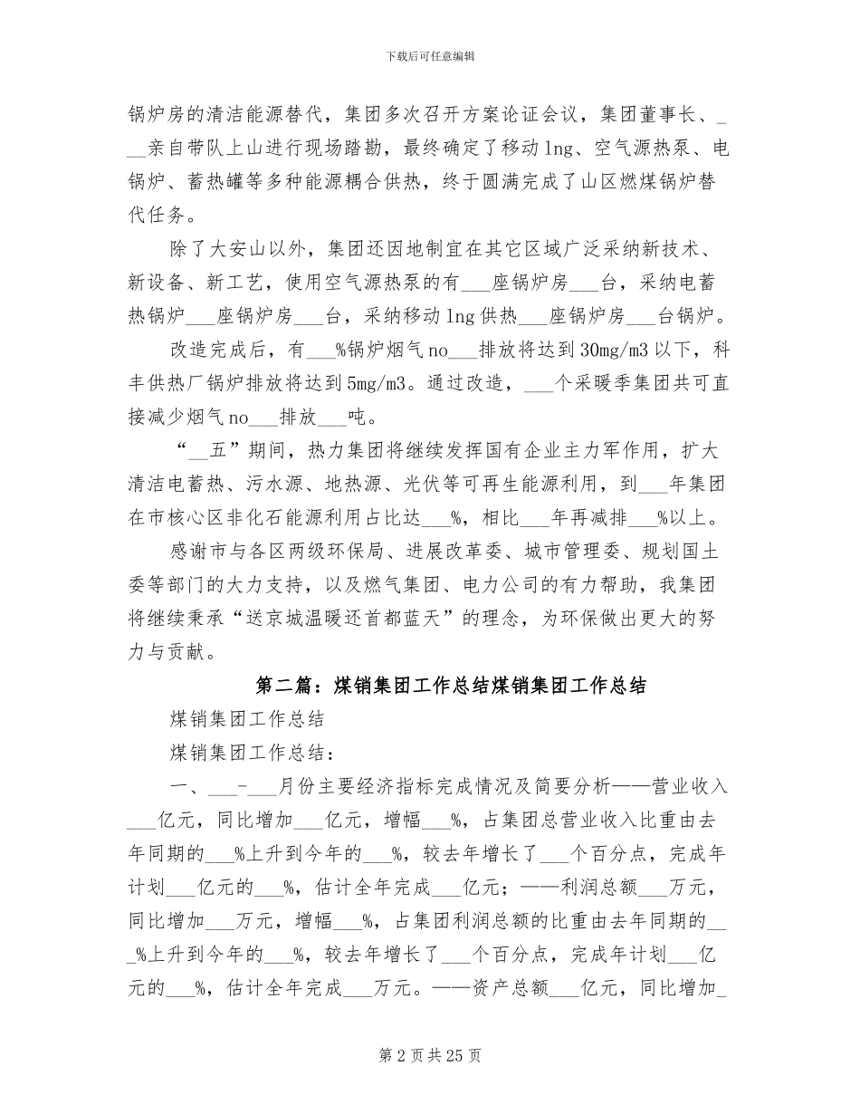 2024年热力集团清煤降氮工作总结_第2页