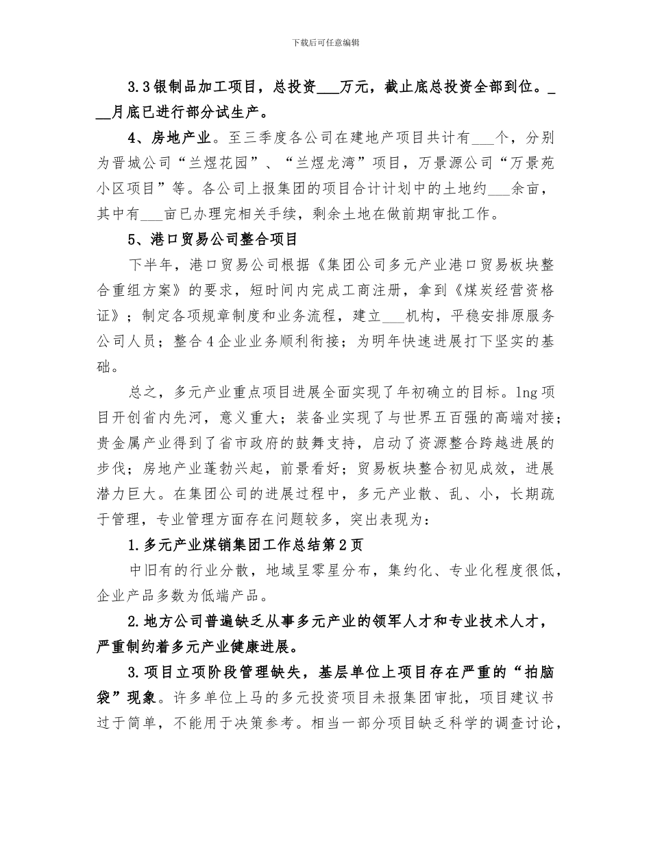 2024年煤销集团工作总结_第3页