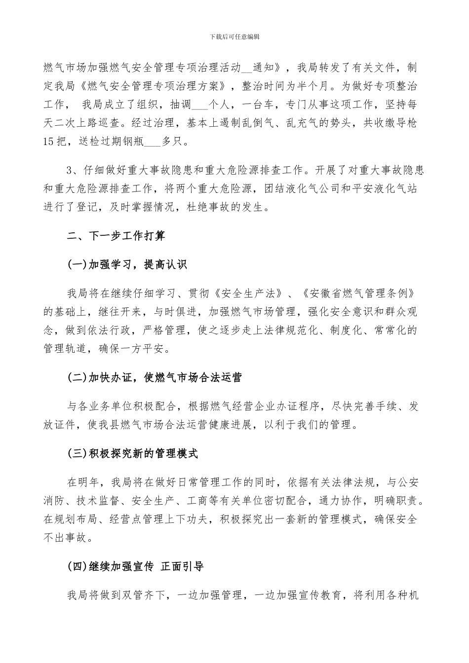 2024年燃气半年工作总结_第2页