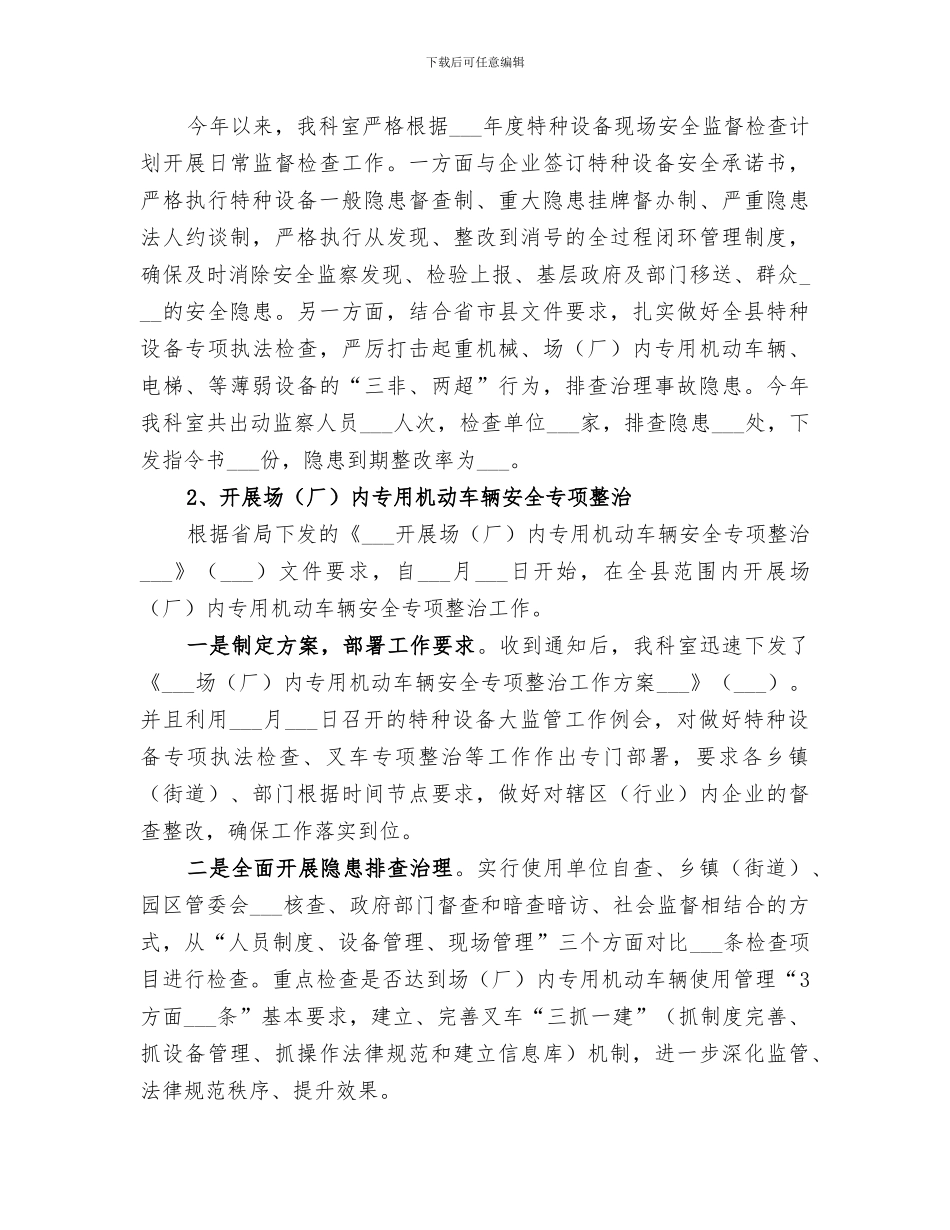 2024年特种设备安全监察工作年终总结_第2页