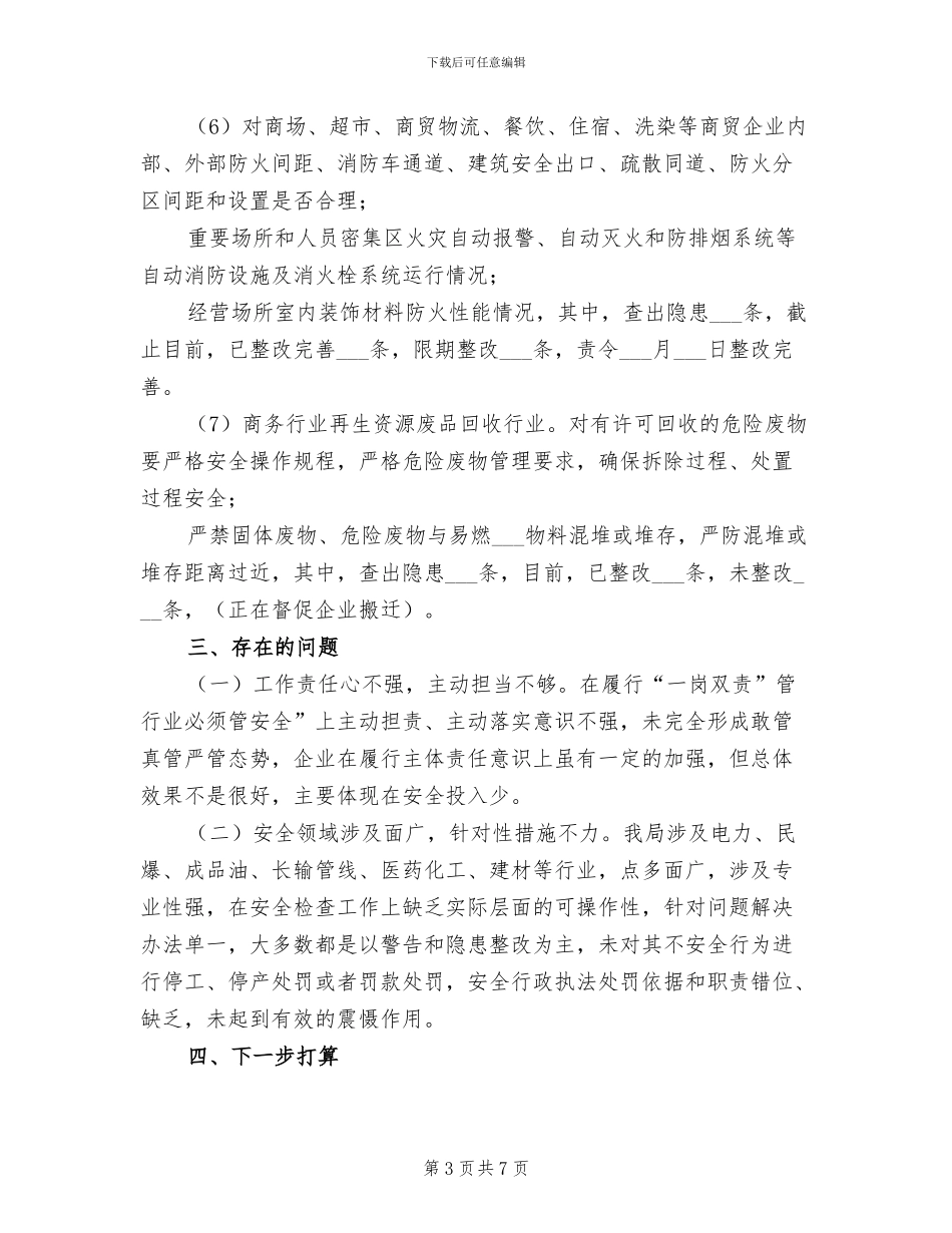 2024年生产大检查和十大专项整治总结_第3页