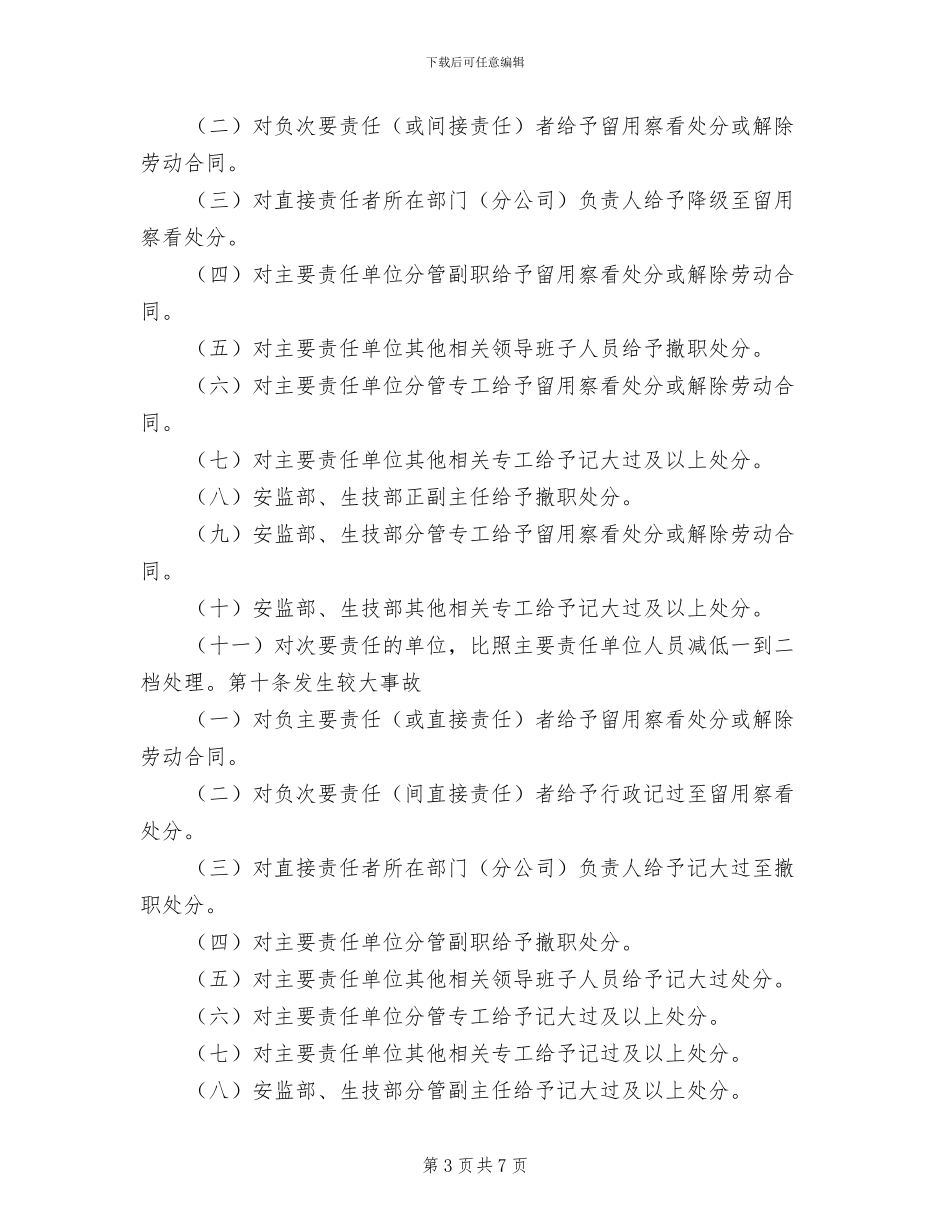 2024年电力企业安全生产责任追究制度_第3页