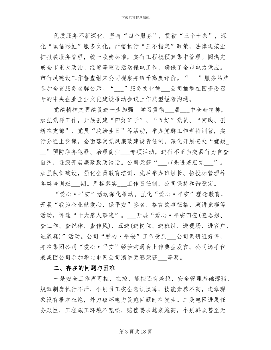 2024年电力企业年终总结_第3页