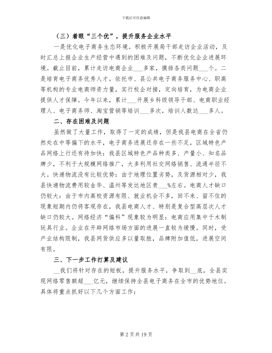 2024年电子商务工作总结材料_第2页