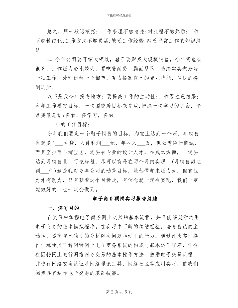 2024年电子商务销售员个人工作总结_第2页