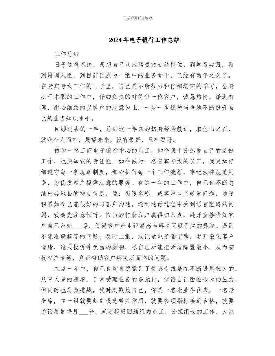 2024年电子银行工作总结_第1页