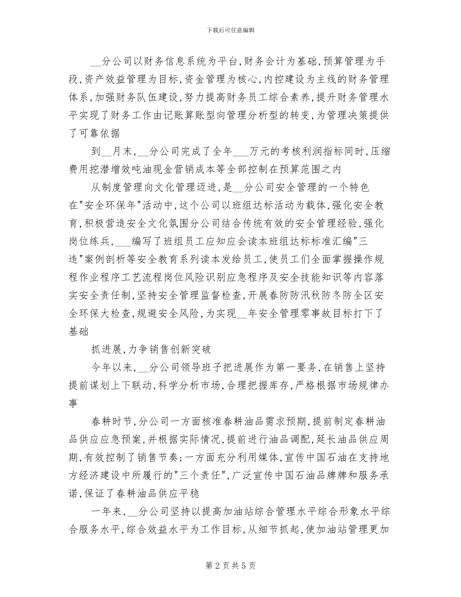 2024年石油销售总结_第2页