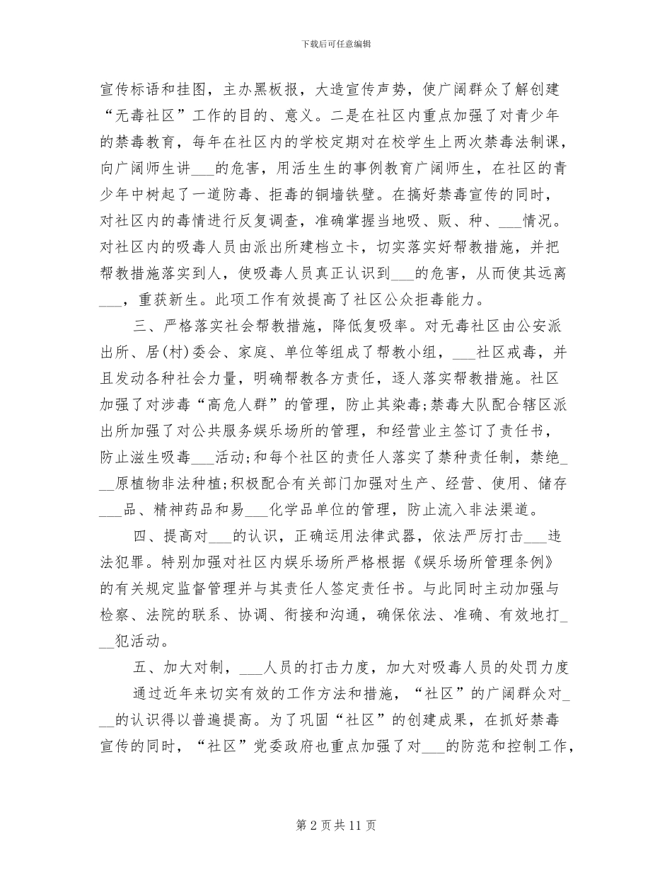 2024年社区创建工作总结_第2页
