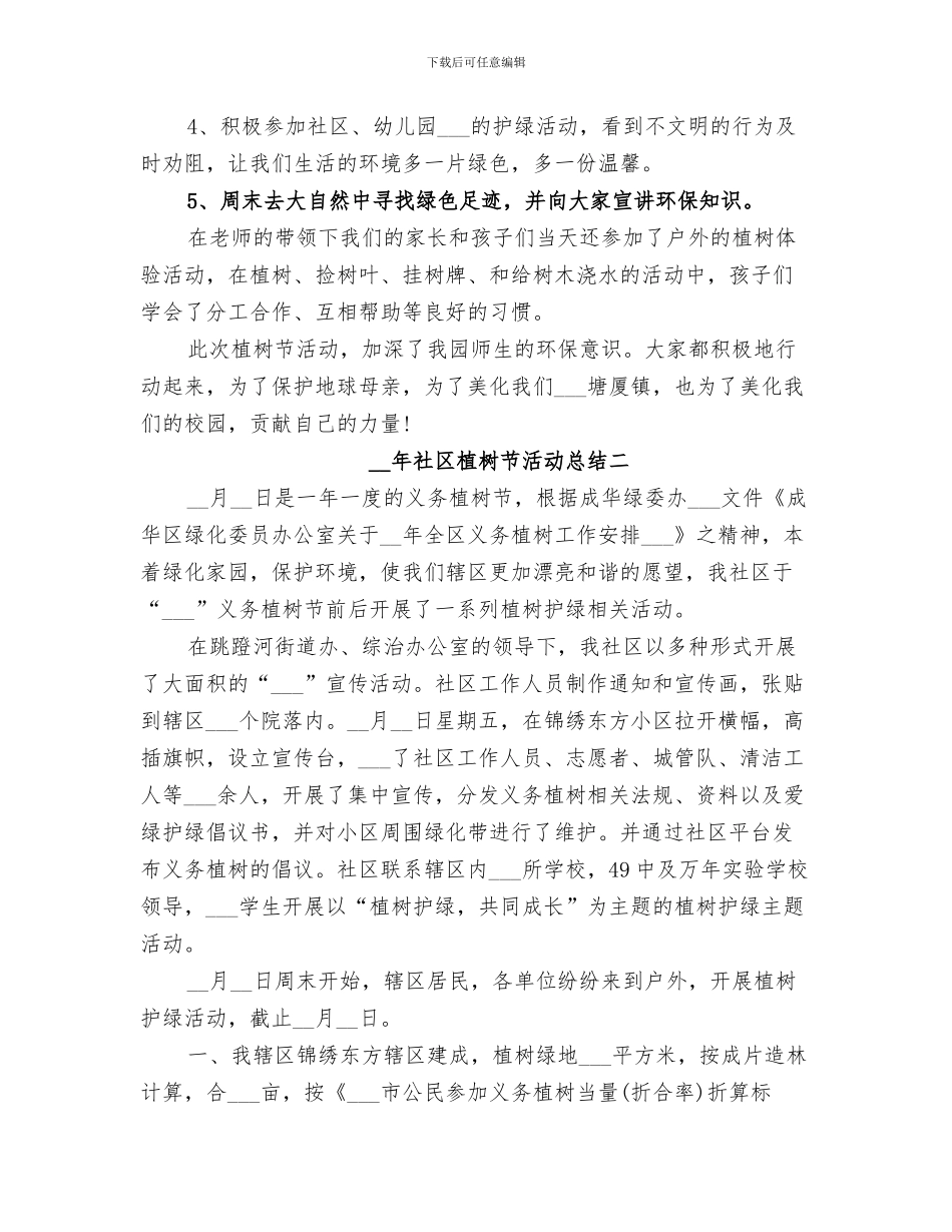 2024年社区植树活动总结_第3页