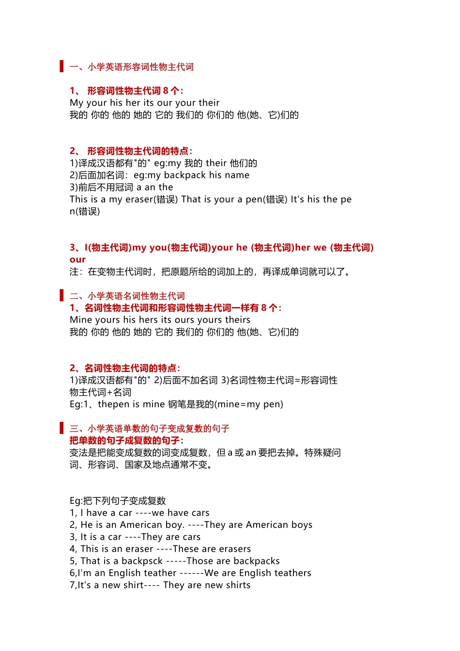 小学英语必备10大语法知识点_第1页