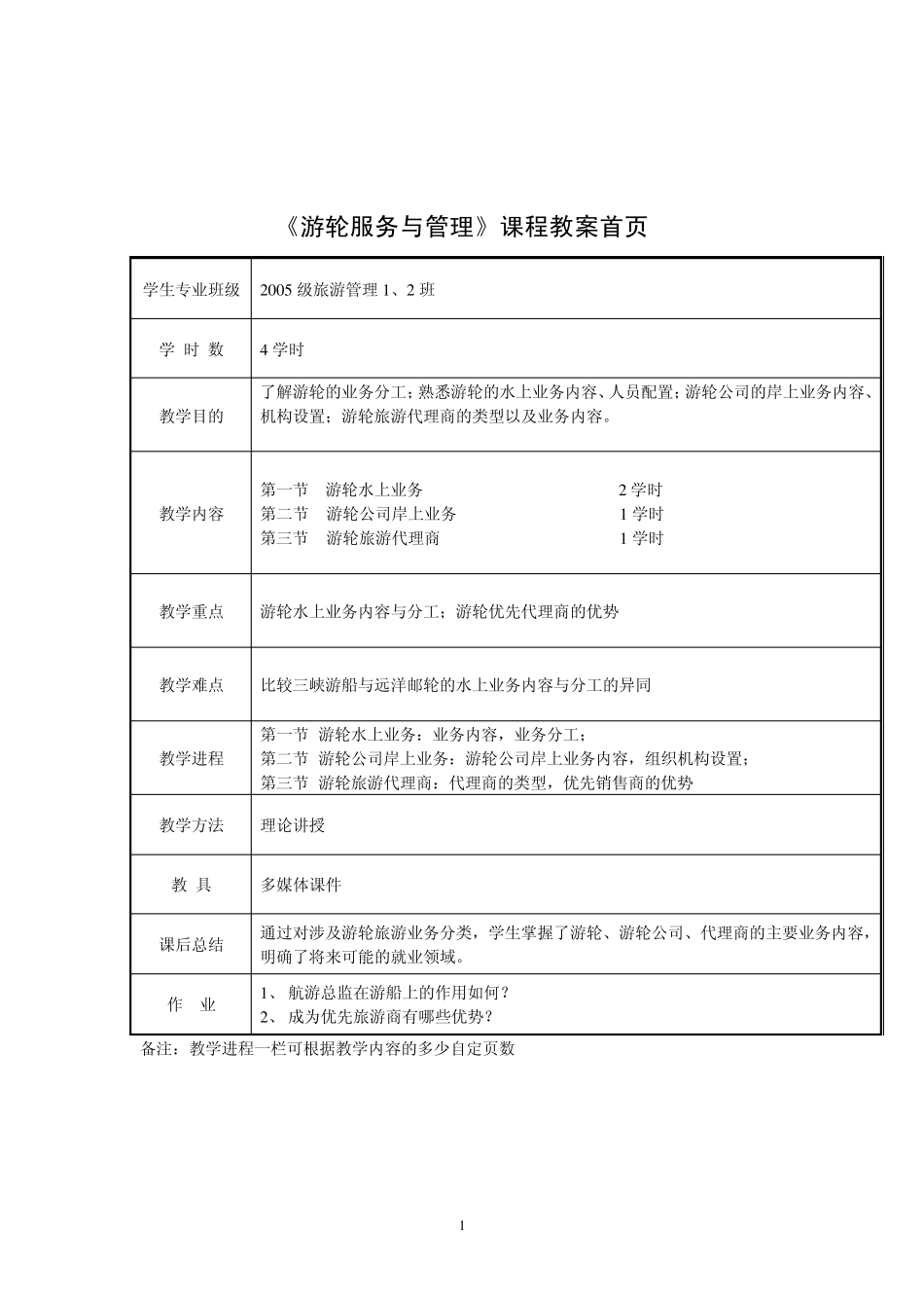 第三章__游轮人员配置与分工_第1页