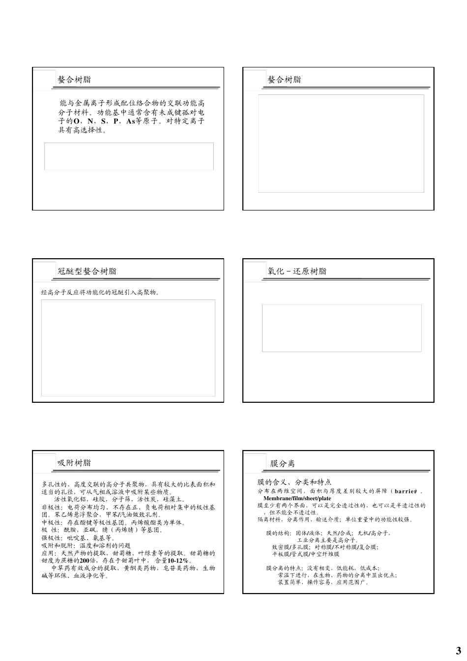 第三章分离(输送)功能高分子_第3页