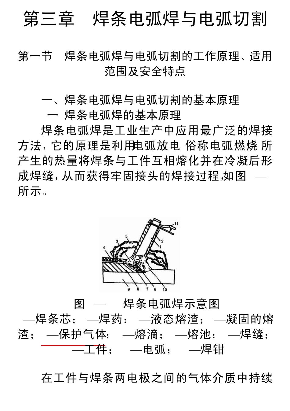 第三章焊条电弧焊与电弧切割_第1页