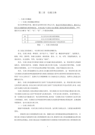 第三章行政主体