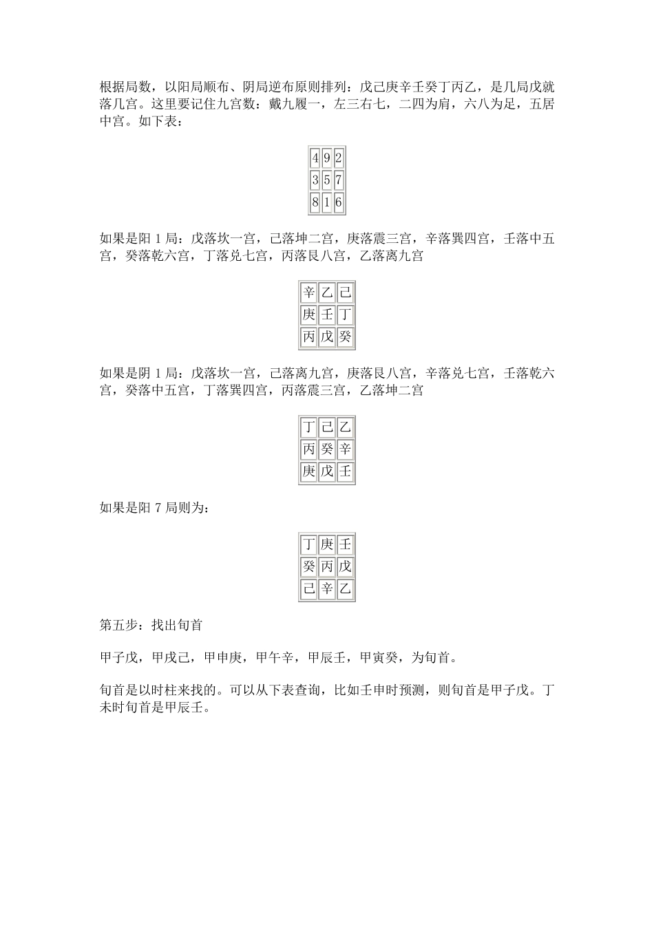 第三章阴盘奇门遁甲的定局排盘步骤和方法_第2页