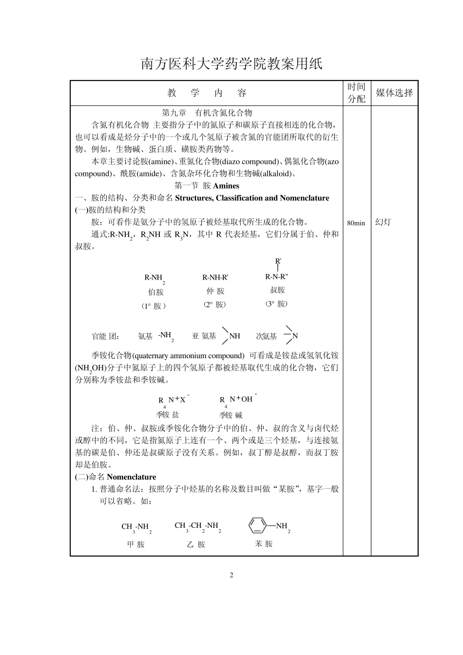 第九章有机含氮化合物_第2页