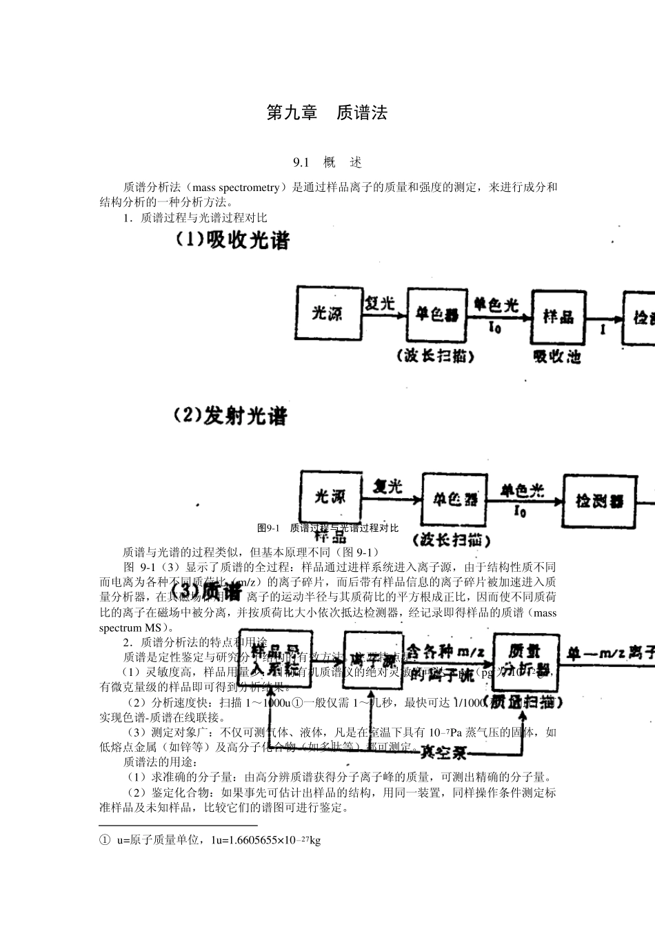 第九章质谱法_第1页