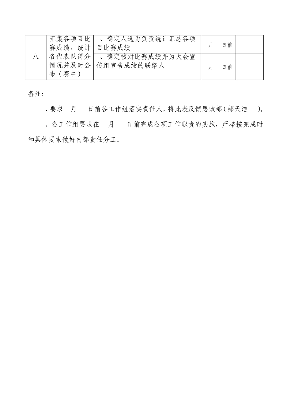 第二届职工运动会分工表(细分)_第2页