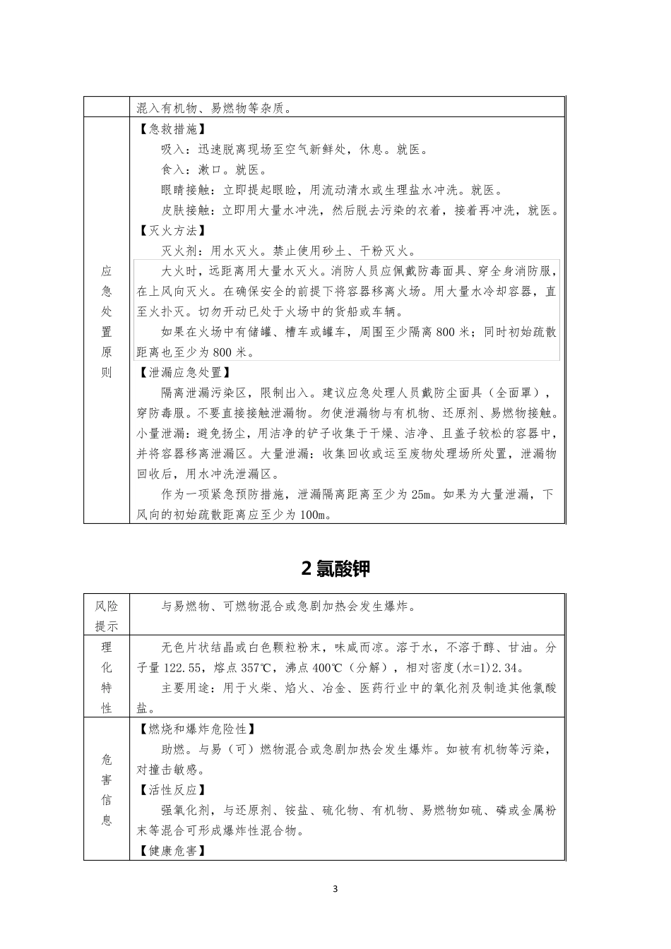 第二批重点监管的危险化学品安全措施和事故应急处置原则_第3页