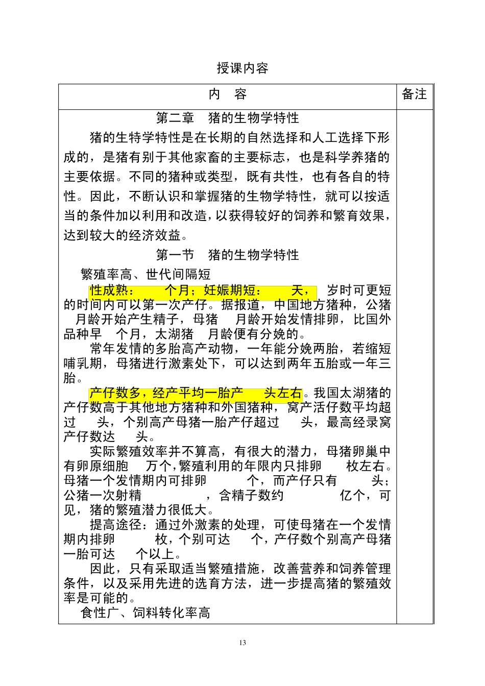 第二章猪的生物学特性_第3页