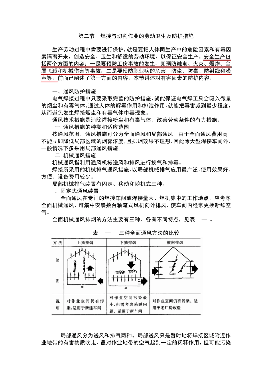 第二节焊接与切割作业的劳动卫生及防护措施_第1页