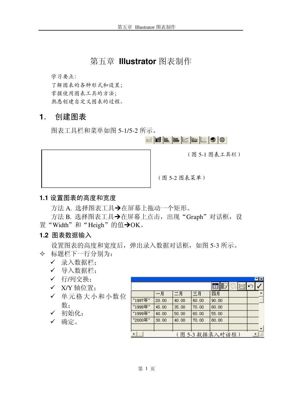 第五章Illustrator图表制作_第1页