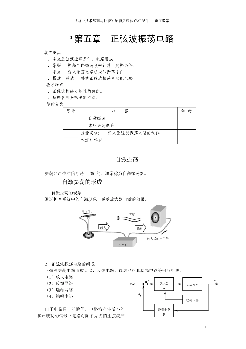第五章正弦波振荡电路_第1页