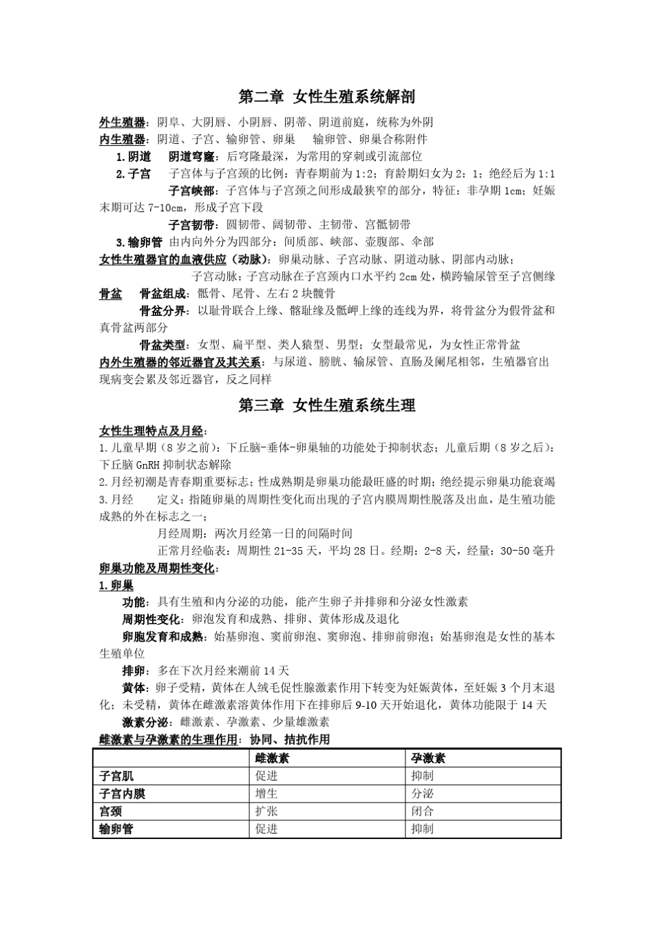 第八版妇产科学word整理_第1页