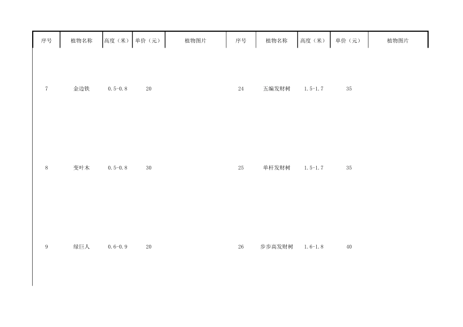 绿植租摆报价(含图片)_第3页