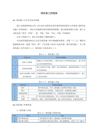 绿色施工的措施