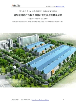 编写(专家版)项目可行性报告容易出现的问题及解决对策指导