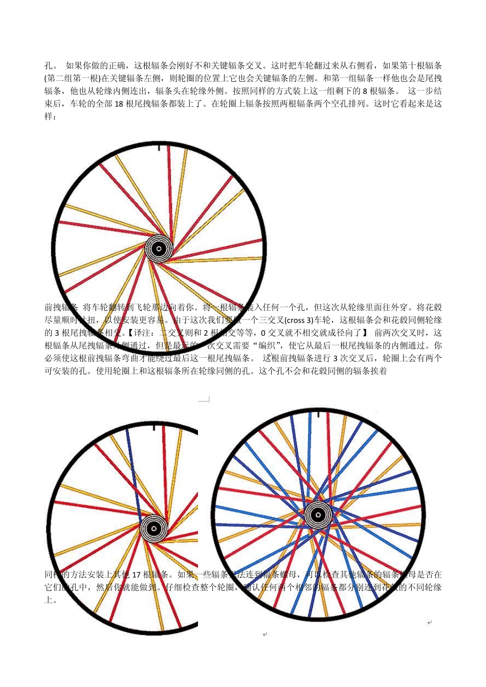 编自行车车圈(轮毂)_第3页