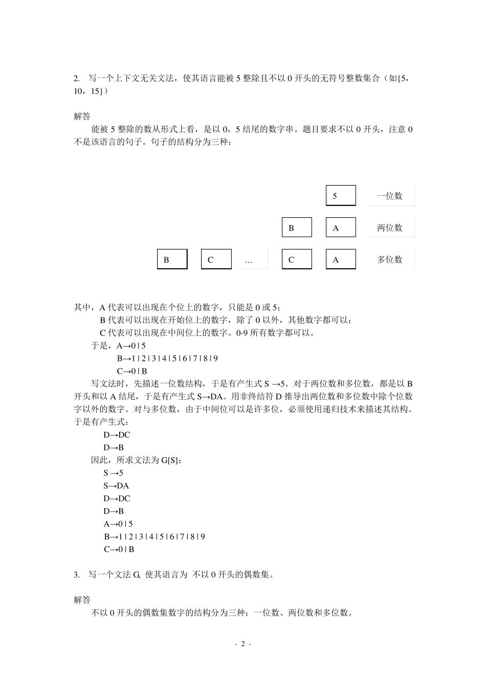 编译原理典型例题_第2页