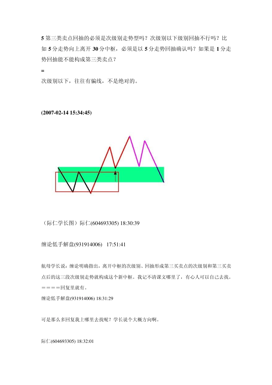 缠师关于中枢扩张、扩展的回复荟萃_第2页