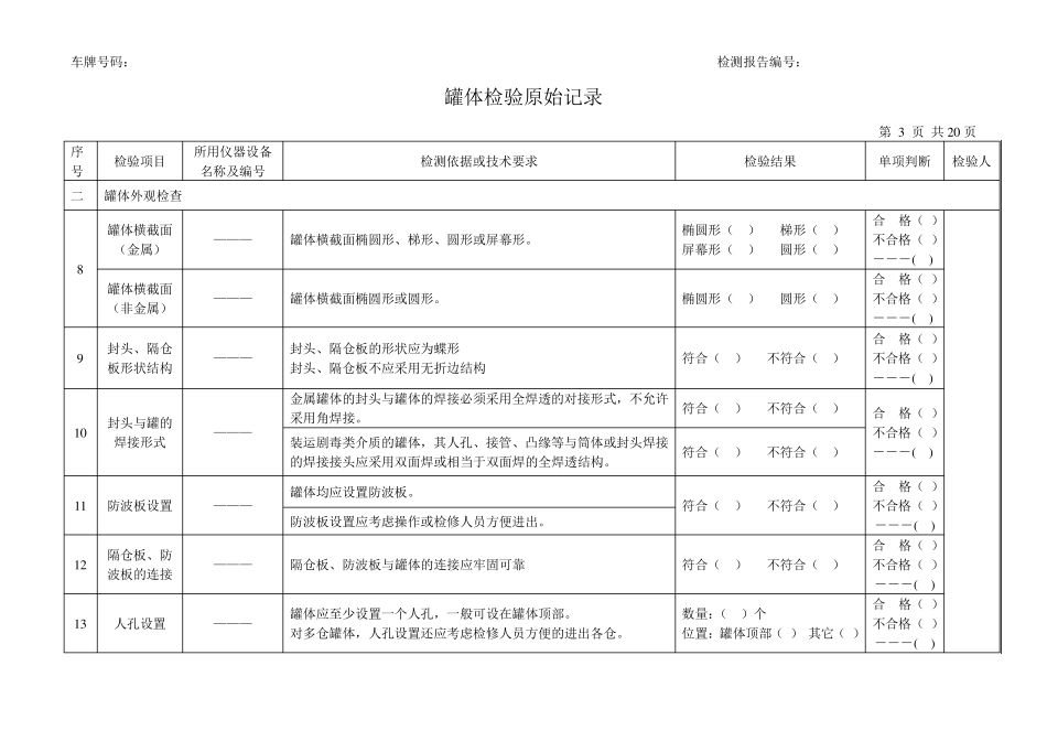 罐体检验基本情况记录_第3页