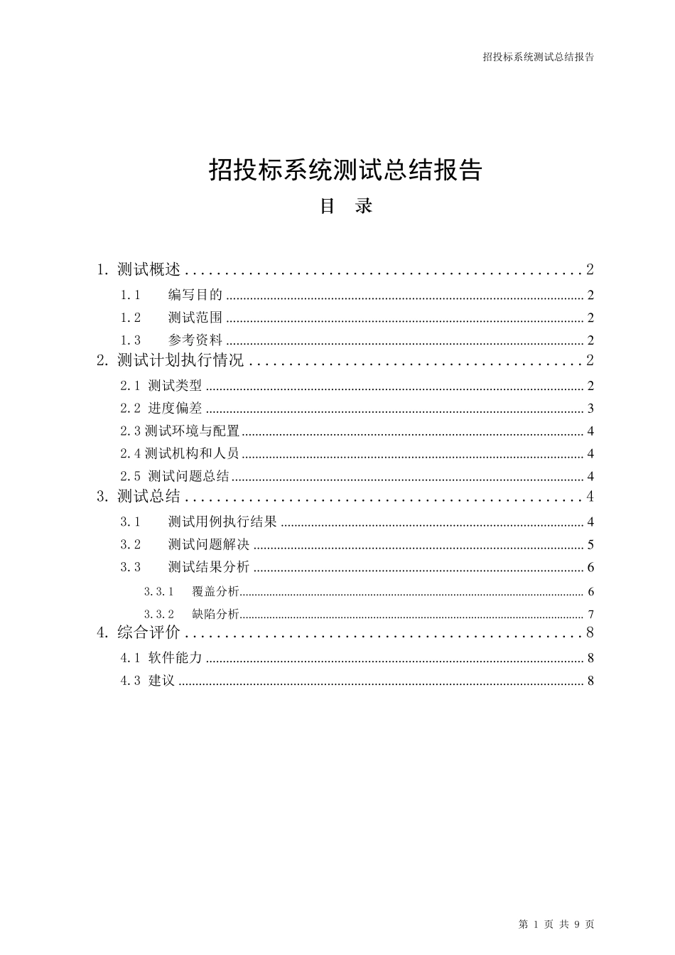 网上订餐系统软件测试总结报告_第1页