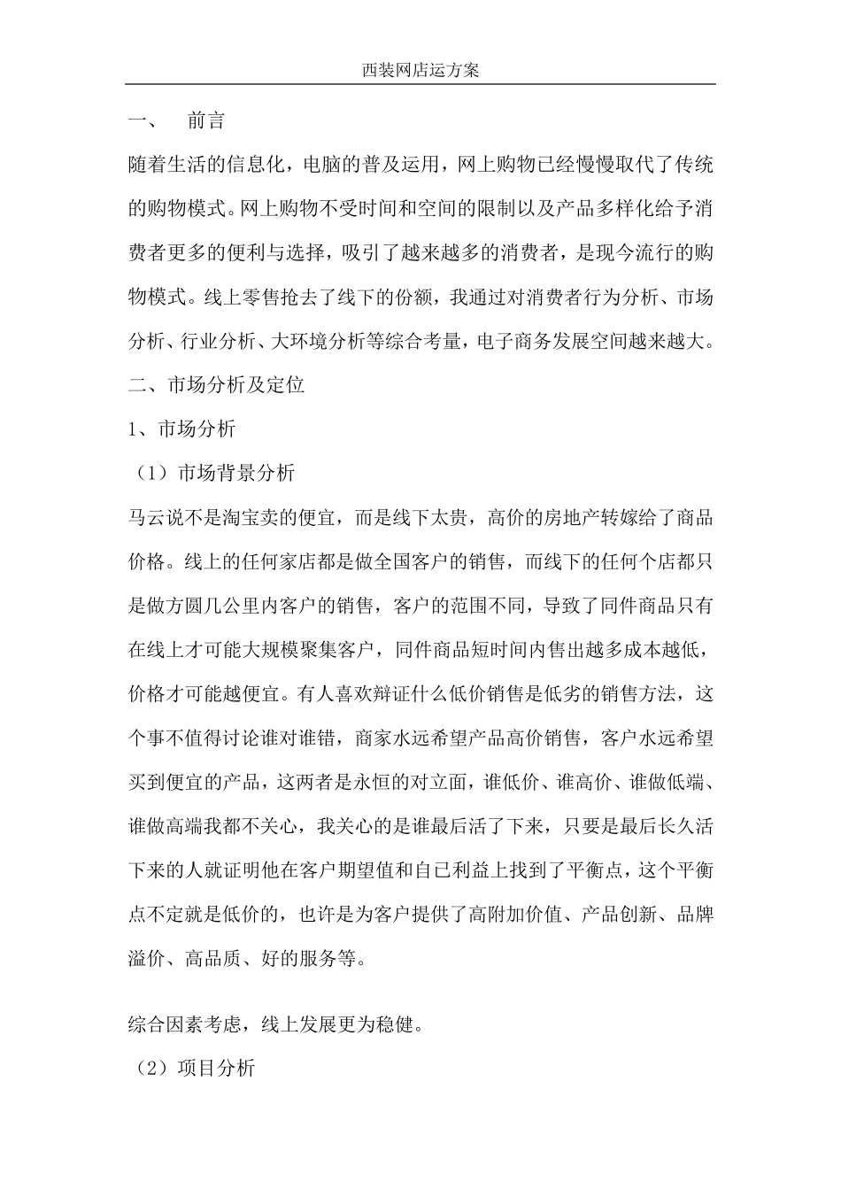 网店运营方案_第2页