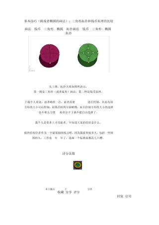 网格划分基本技巧——圆和椭圆