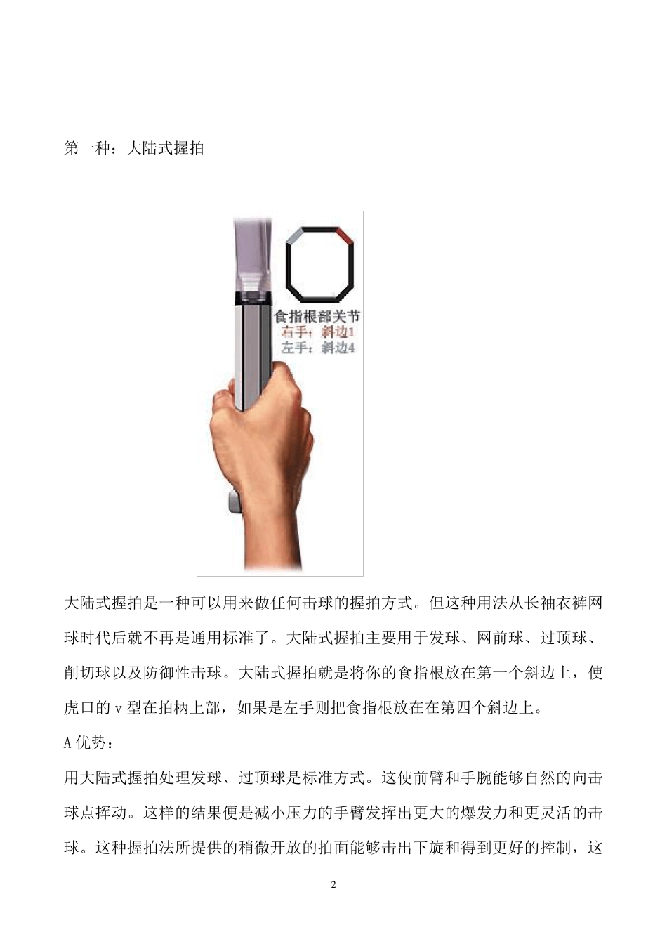 网球握拍方法详细图解_第2页