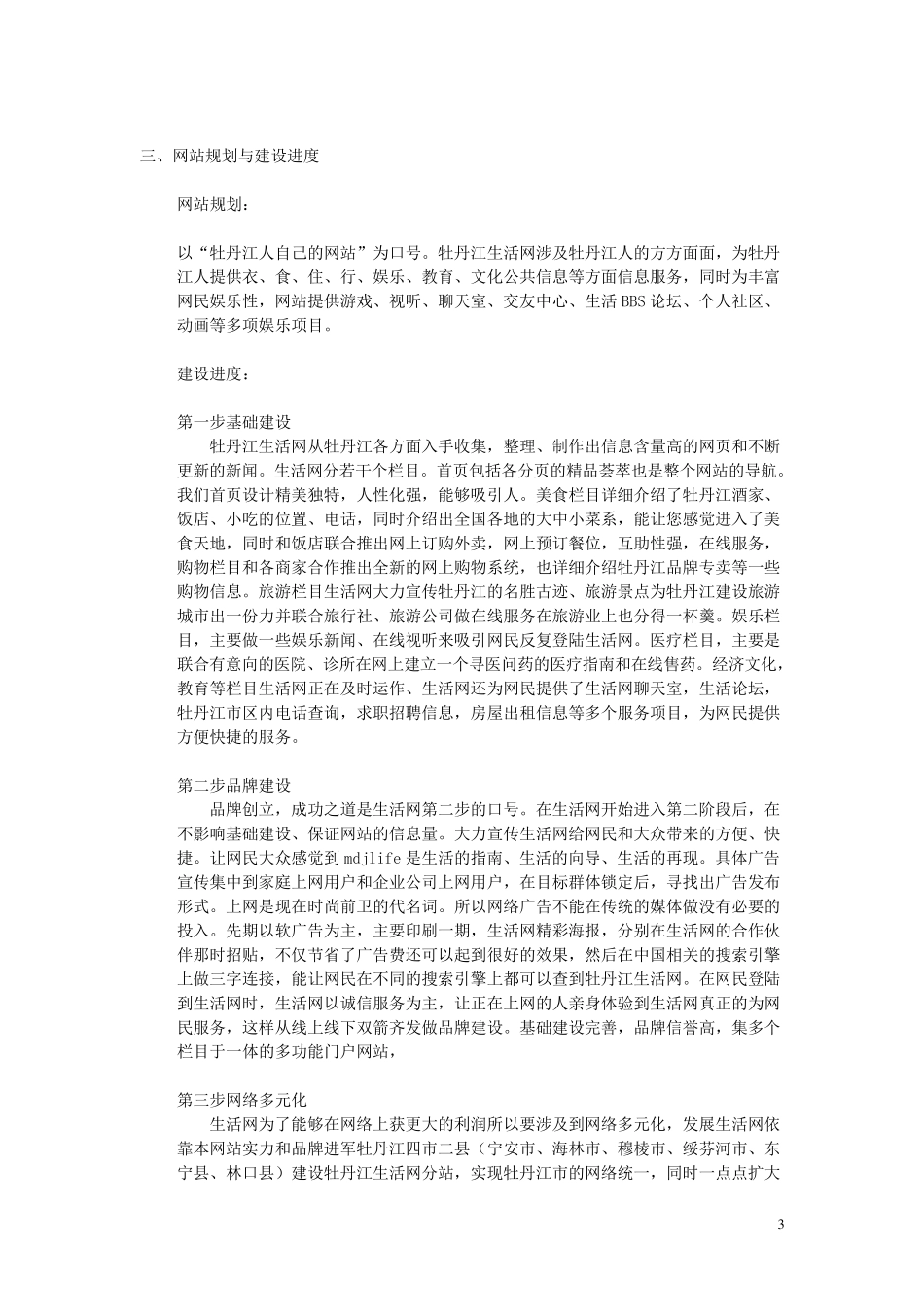 网站建设项目计划书_第3页