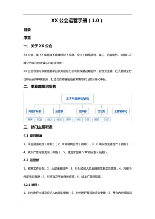 网红直播公会运营手册